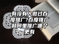 有沒有人做過百度推廣?百度推廣和阿里推廣哪個(gè)更有